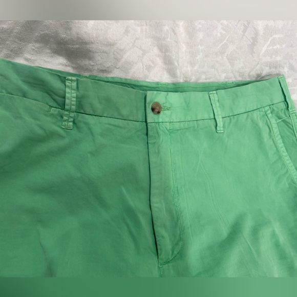 Polo Ralph Lauren Green Flat Front Shorts classic fit 100% cotton - Picture 3 of 9